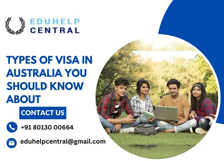 Types of Visa in Australia You Should Know About.eduhelpcentral.kolkata