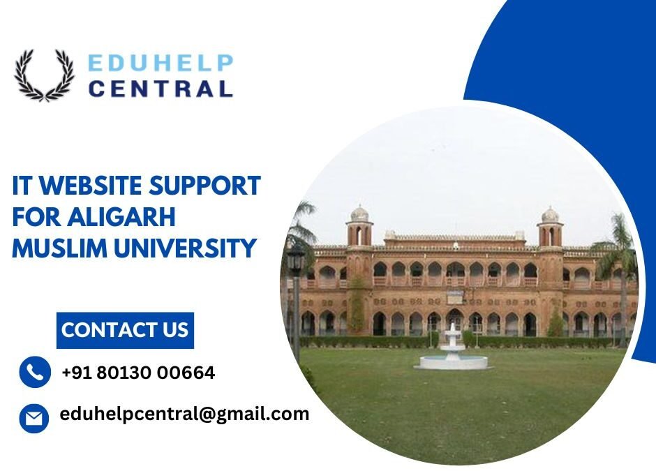 IT website support for Aligarh Muslim University