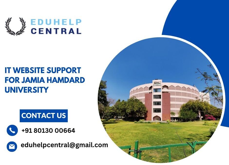 IT website support for Jamia Hamdard University