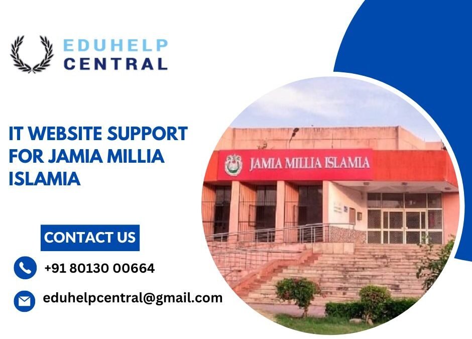 IT website support for Jamia Millia Islamia