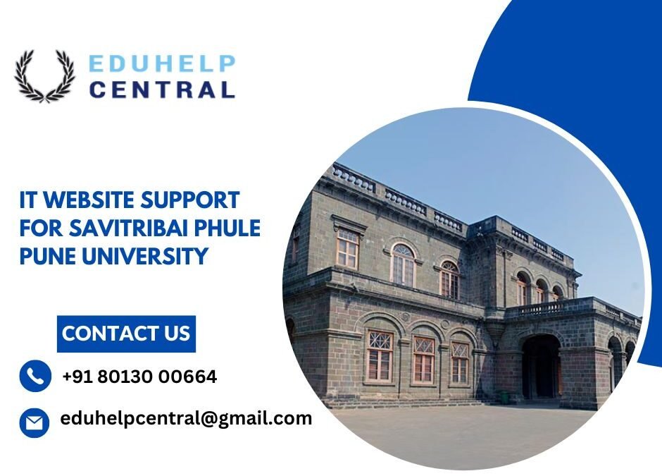 IT website support for Savitribai Phule Pune University.eduhelpcentral