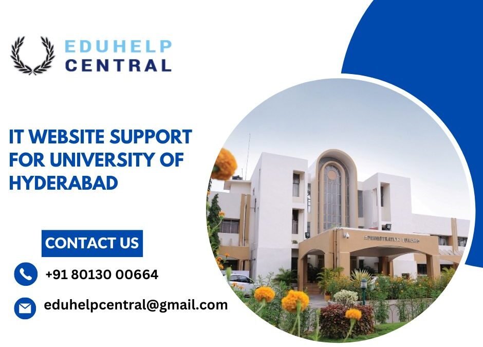 IT website support for University of Hyderabad