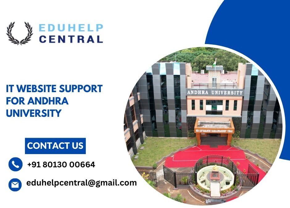 IT website support for Andhra University