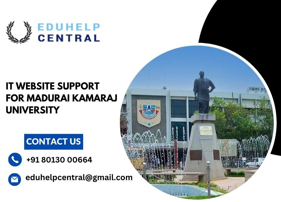 IT website support for Madurai Kamaraj University