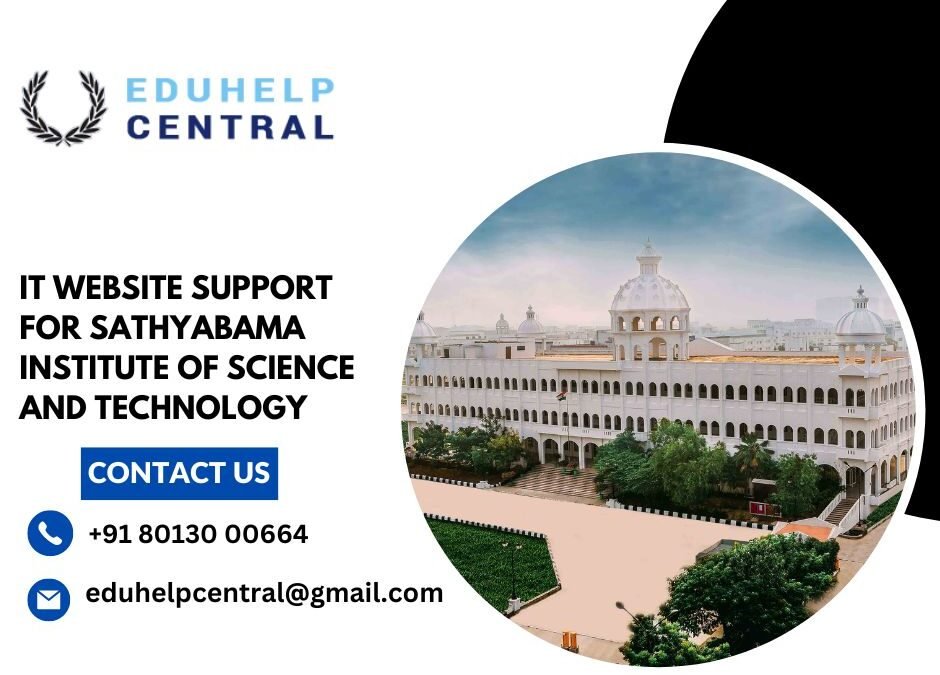 IT website support for Sathyabama Institute of Science and Technology.eduhelpcentral