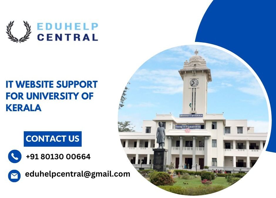 IT website support for University of Kerala.eduhelpcentral