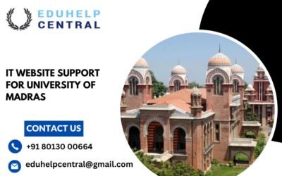 IT website support for University of Madras