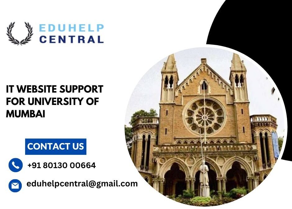 IT website support for University of Mumbai